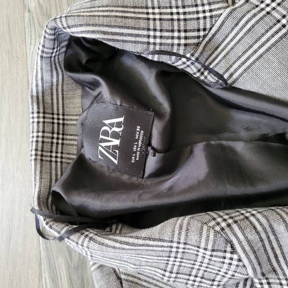 Zara Oversized Check Blazer - Picture 7 of 16